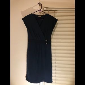 Vero Moda Wrap Dress Navy Blue, Size S